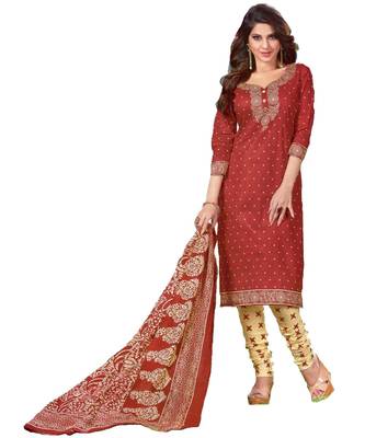 Multicolor Printed Cotton Unstitched Salwar 1
