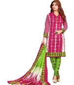 Multicolor Printed Cotton Unstitched Salwar