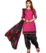 Multicolor Printed Cotton Unstitched Salwar
