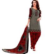 Multicolor Printed Cotton Unstitched Salwar