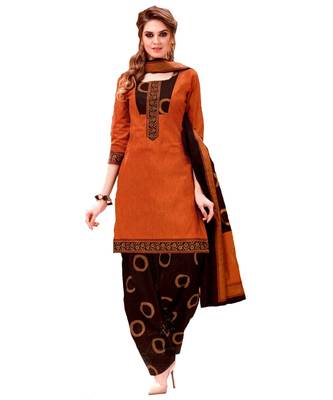 Multicolor Printed Cotton Unstitched Salwar 1