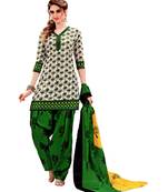 Multicolor Printed Cotton Unstitched Salwar