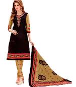 Multicolor Printed Cotton Unstitched Salwar