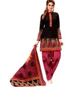 Multicolor Printed Cotton Unstitched Salwar