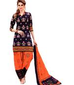 Multicolor Printed Cotton Unstitched Salwar