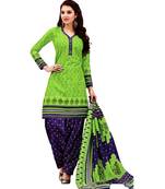 Multicolor Printed Cotton Unstitched Salwar