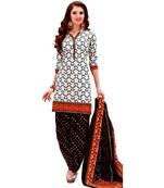 Multicolor Printed Cotton Unstitched Salwar