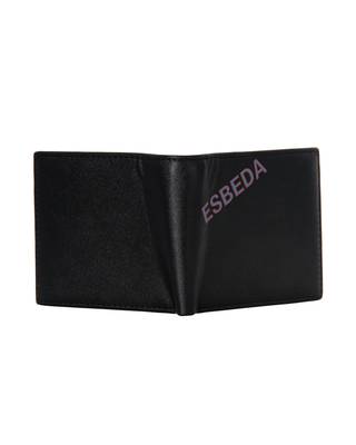 Black Color Solid Pattern RFID Two Fold Wallet For Mens 4