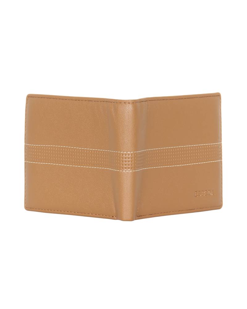 Coffee Color RFID Two Fold Wallet For Men