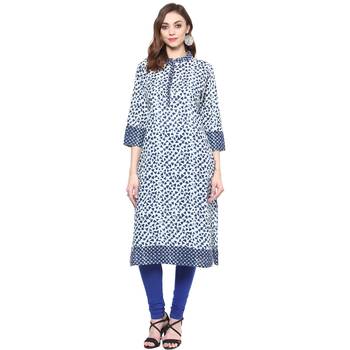 ridan cotton multicolour cotton straight kurti 1