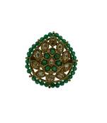 Green cubic zirconia rings