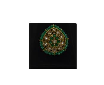 Green cubic zirconia rings 3