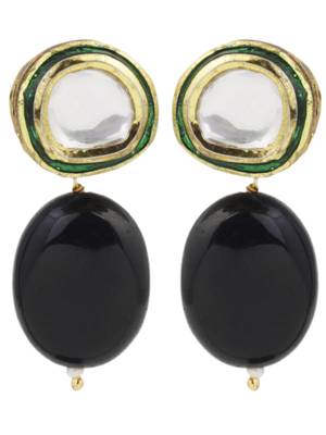 Blue
 diamond earrings 2