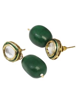 Green
 diamond earrings 3