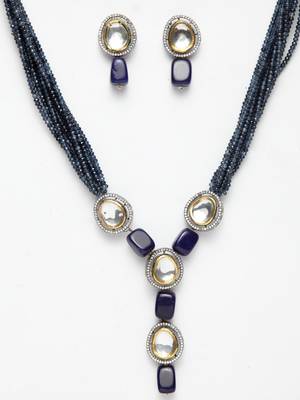 Blue
 diamond jewellery-combo 3
