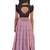 Kids Maroon Blouse And Pink Lehenga Choli