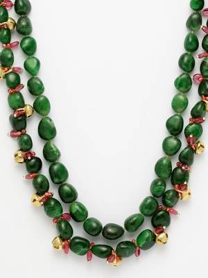 Green
 emerald   necklaces 2