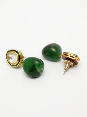 Green
 diamond earrings 4