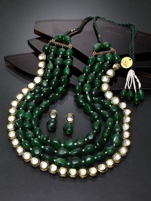 Green
 diamond jewellery-combo 1