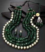 Green
 diamond jewellery-combo