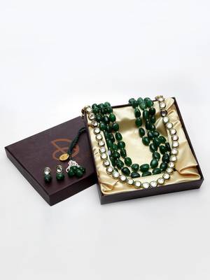 Green
 diamond jewellery-combo 4