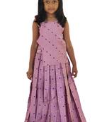 Kids Pink Lehenga Choli Set