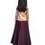 Kids Brown Top And Maroon Lehenga