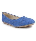 Blue Beautiful synthetic material bellies for women 