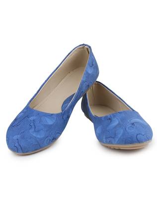 Blue Beautiful synthetic material bellies for women  3