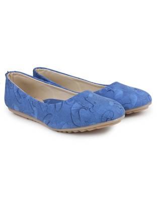 Blue Beautiful synthetic material bellies for women  4