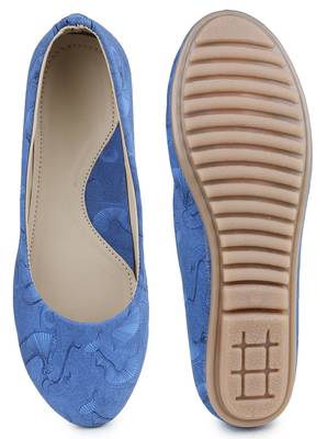 Blue Beautiful synthetic material bellies for women  5