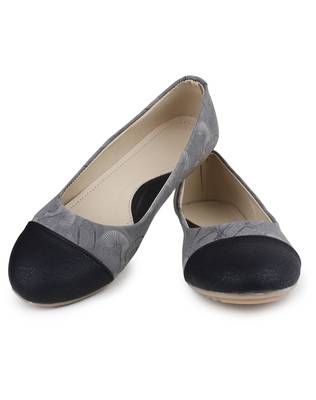 Grey Beautiful synthetic material bellies for women  3