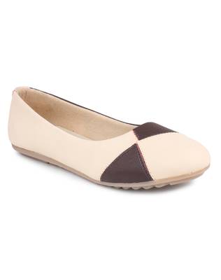 Beige Beautiful synthetic material bellies for women  1
