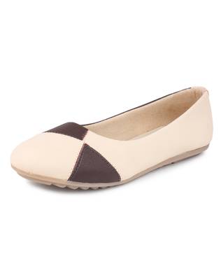 Beige Beautiful synthetic material bellies for women  2