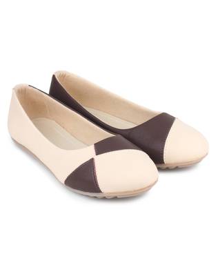 Beige Beautiful synthetic material bellies for women  3