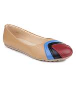 Brown Beautiful synthetic material bellies for women 