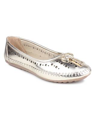 Gold Beautiful synthetic material bellies for women  1