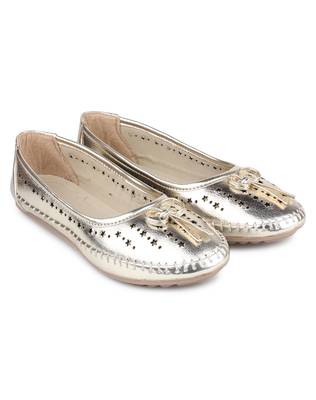 Gold Beautiful synthetic material bellies for women  3