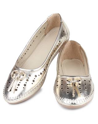 Gold Beautiful synthetic material bellies for women  4