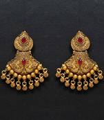 Maroon Danglers Drops