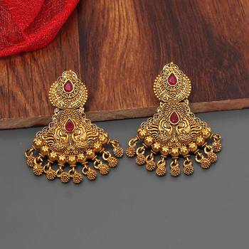 Maroon Danglers Drops 2