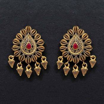 Maroon Danglers Drops 1