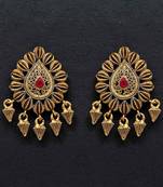 Maroon Danglers Drops