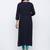 Women's Blue Rayon Embroidery Straight Kurta