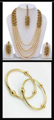 Pearl & Gold Jewellery Combo 1