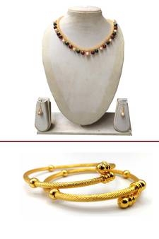 Gold jewellery combo