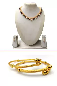 Gold jewellery combo