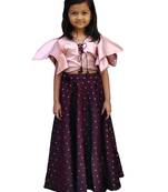 Kids Maroon Lehenga Choli