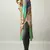 Green and Blue Georgette Digital Print Pakistani Kurti