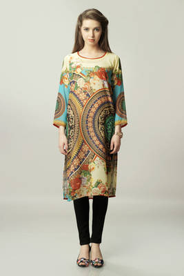 Multi Colour Georgette Kaftan 1